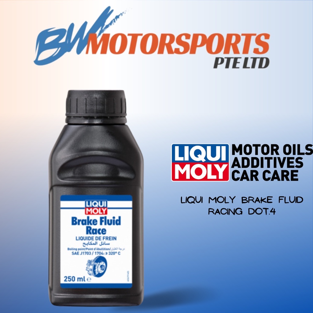 LIQUI MOLY BRAKE FLUID RACING DOT.4 (250 ML) Shopee Singapore