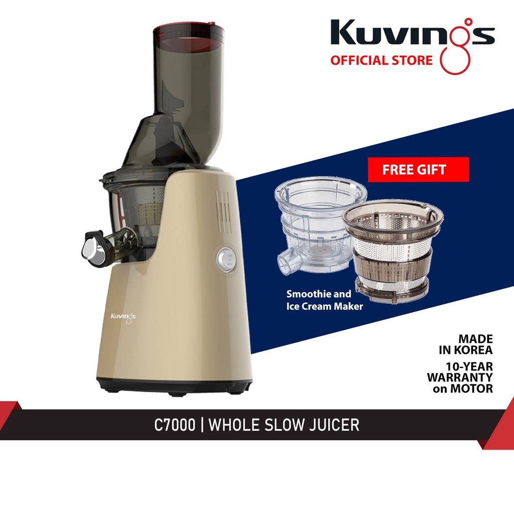 Kuvings C7000 Whole Slow Juicer With Dual Feeding Chute For Cold Press