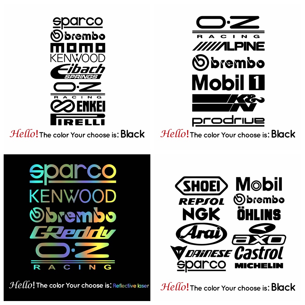 Jdm Racing Sponsor Stickers For Cars Car Decal Sticker Art Car Quotes ...