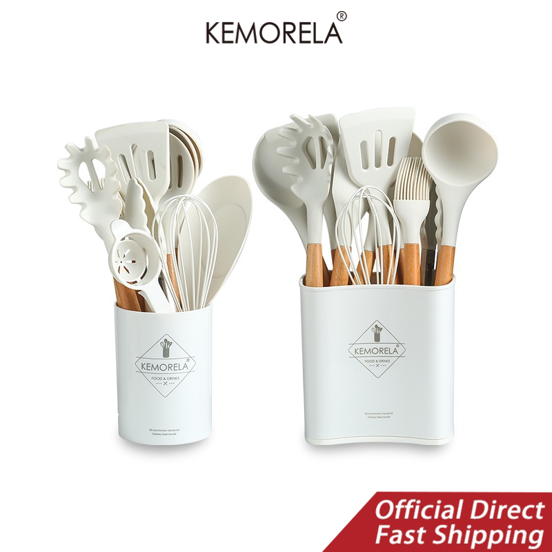 KEMORELA Silicone Utensil cooking Tool Non-stick Heat Resistance ...