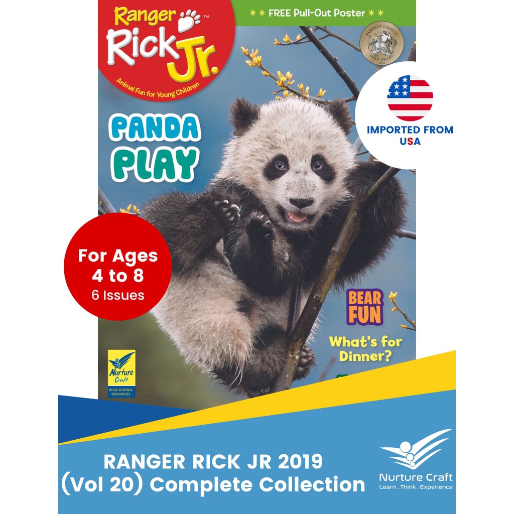 RANGER RICK JUNIOR Children's Nature Magazine Ages 4 8 (Assorted 10 Issues) Shopee Singapore