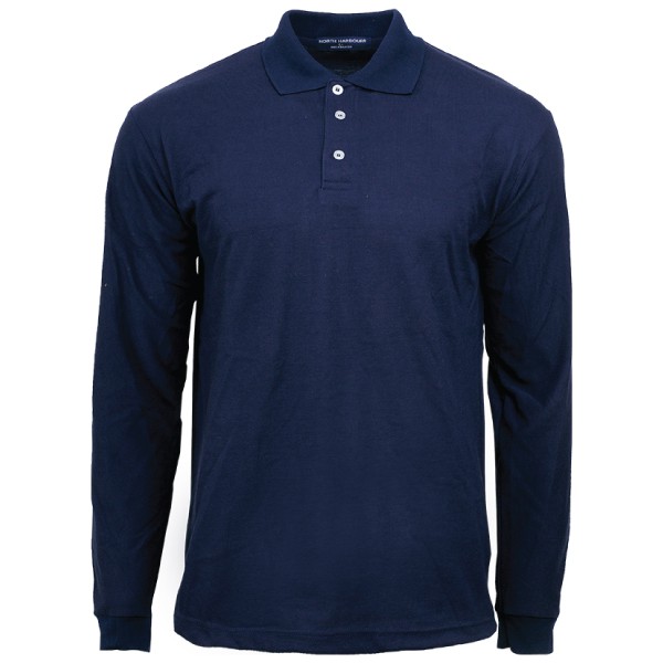 North Harbour Soft-Touch Long Sleeve Polo Shirt - Unitee Singapore ...