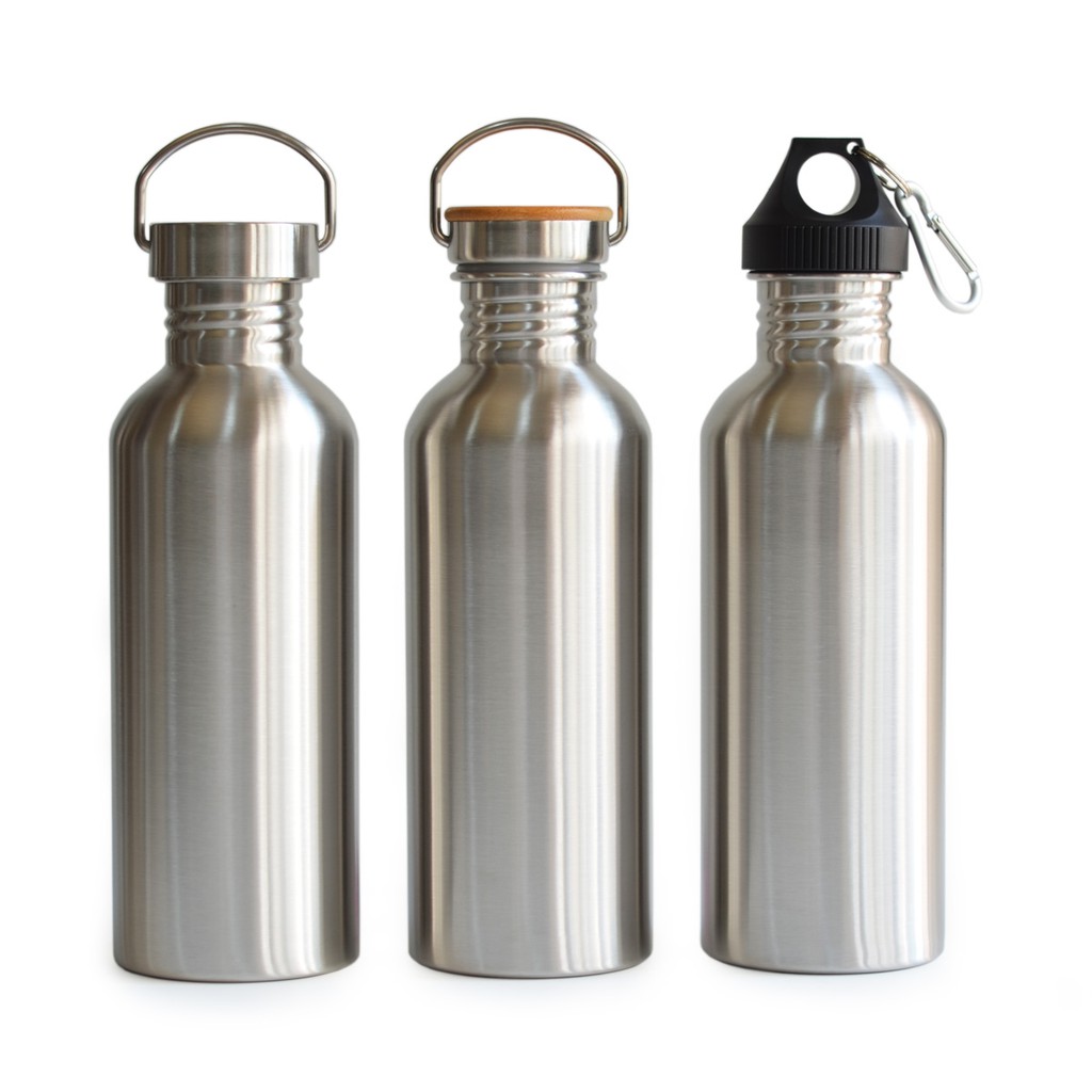 BPA Free 304 Stainless Steel Water Bottle 0.5L 1L 1.2L 1.5L 2L Single ...