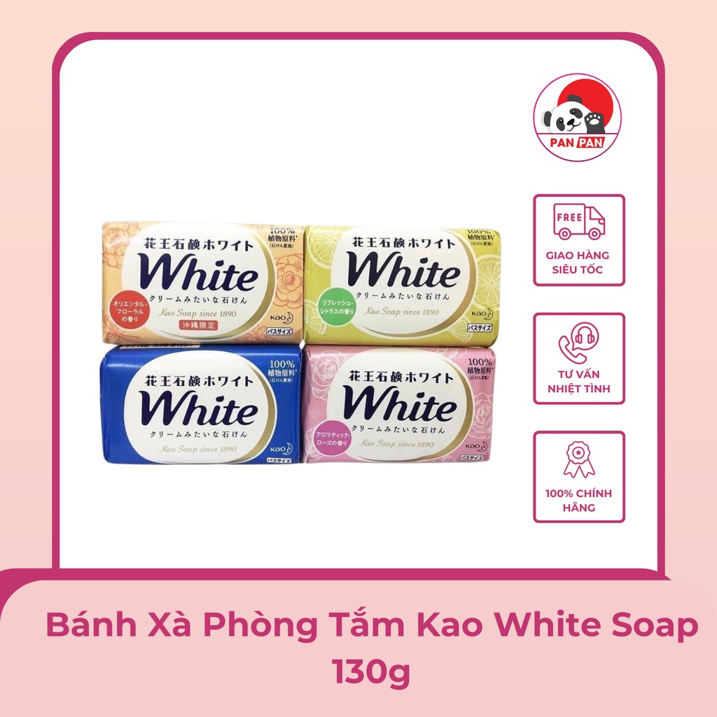 Kao White Soap White Natural White Bath Soap 130g Shopee Singapore