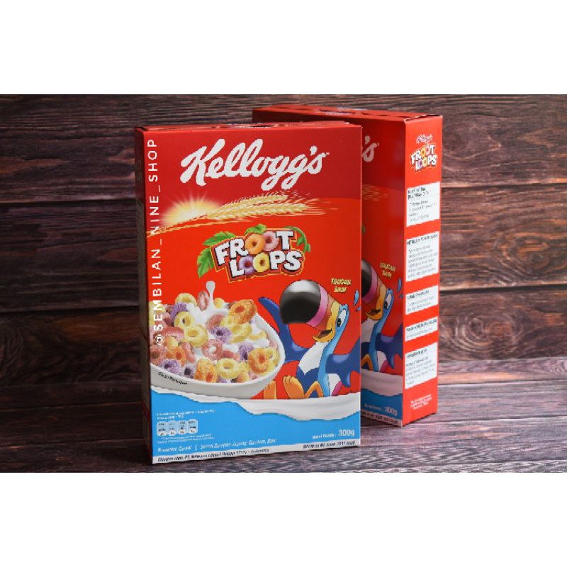 Kellogg's FROOT LOOPS 300gram Kellogs Kelloggs Cereal Breakfast Cereal ...