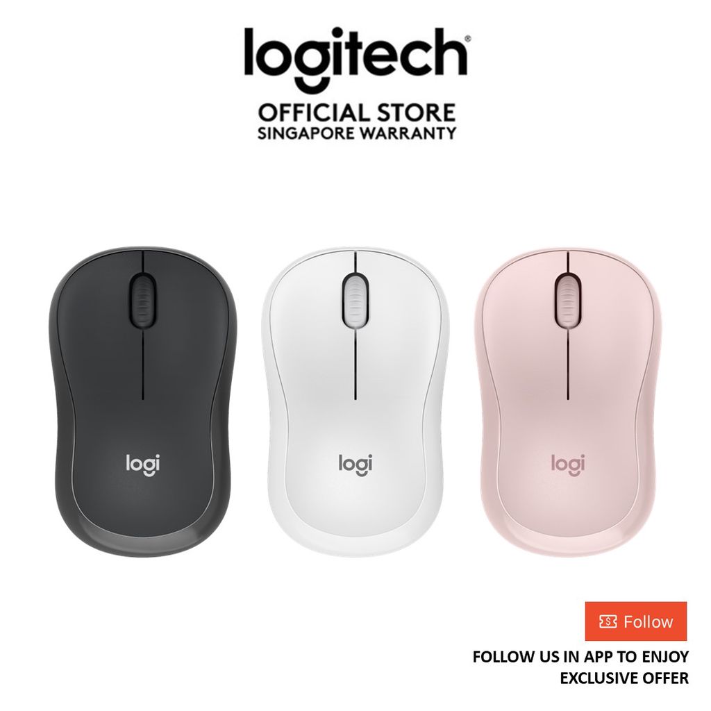 Logitech m240 silent wireless bluetooth mouse compact size easy