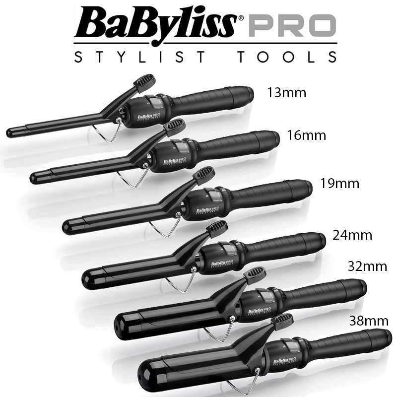 Babyliss pro ceramic dial a heat curling tong 32mm black best sale