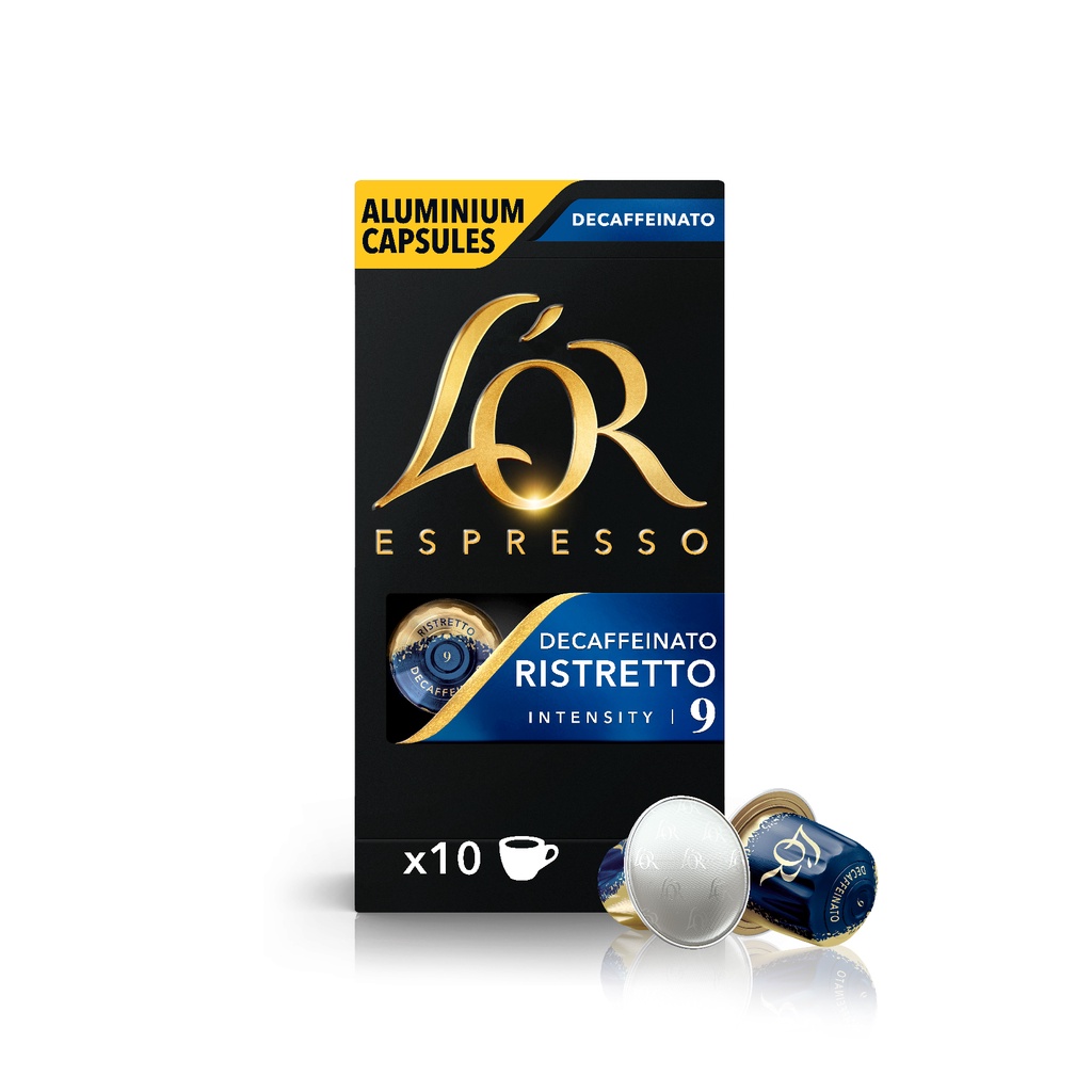 L'OR Espresso Decaffeinato Ristretto Intensity 9 (10 capsules) | Shopee ...