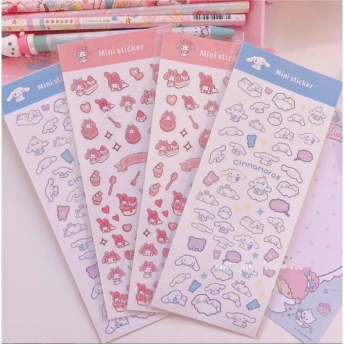 Cute Sticker Frog Melody Kuromi Waterproof Stickers 