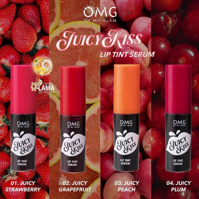 Omg Juicy Kiss Lip Tint Serum | Shopee Singapore