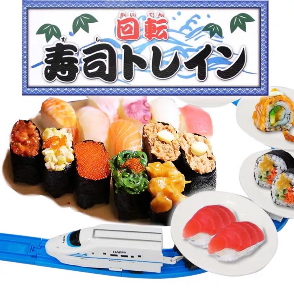 Sushi Train Set with track steamboat train toy ORIGINAL TAKARA