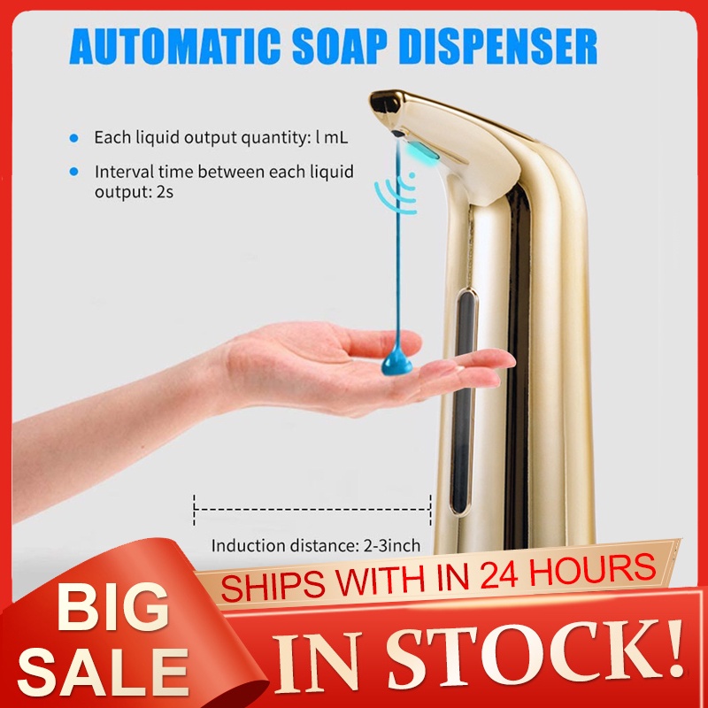 400ml Touchless Soap Dispenser Infrared Sensor Hand Wash Dispenser