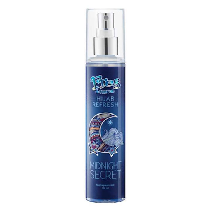 Fres & Natural Spray Cologne Hijab Refresh Midnight Secret Botol 100 ml x2 - Gambar 3