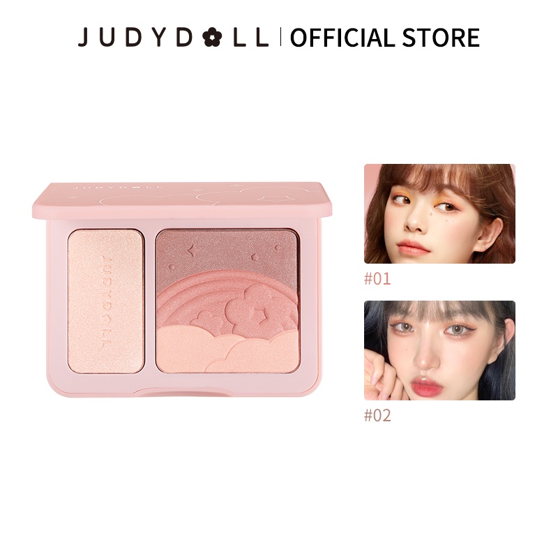 Judydoll Highlight & Contour Palette+Highlight & Blush Palette-Beauty ...