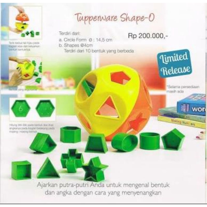 Tupperware Shape-O | Shopee Singapore