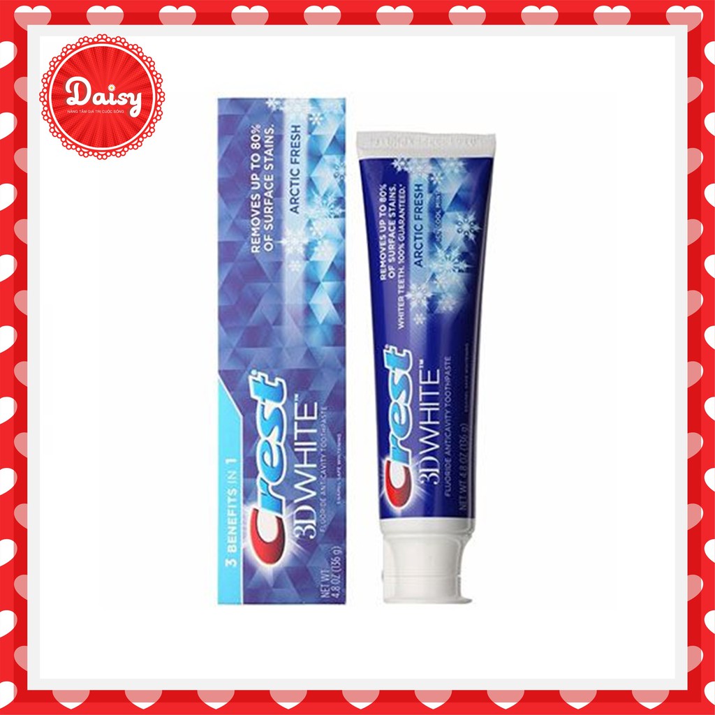 Crest 3D White Arctic Fresh Brightening Toothpaste 135ml | Shopee Singapore