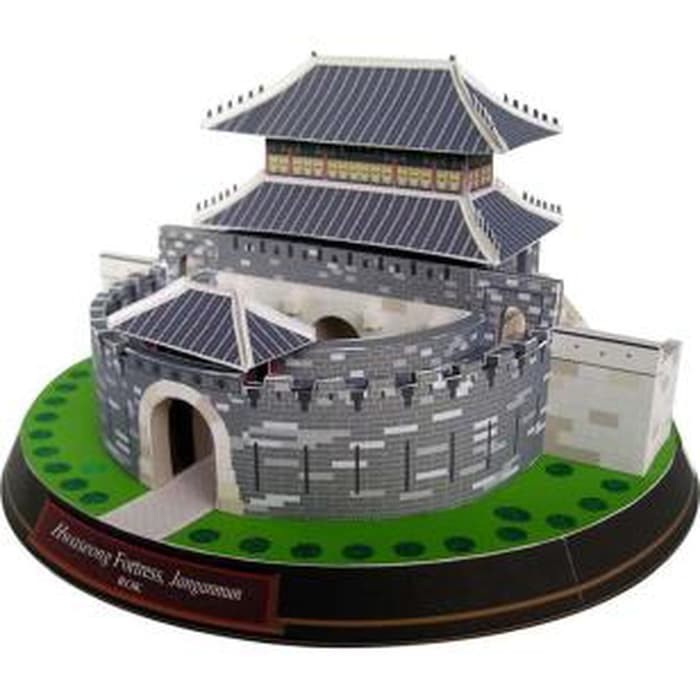 Diy Miniature Papercraft Hwaseong Fort Papercraft Shopee Singapore
