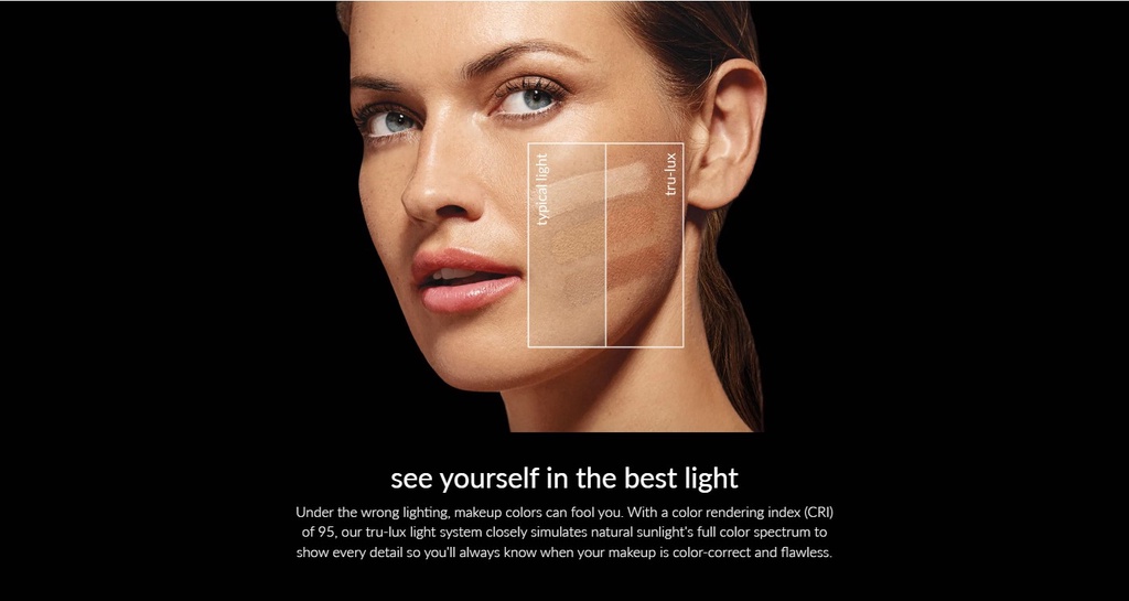 simplehuman Sensor Mirror Compact 3x Magnification | Shopee Singapore