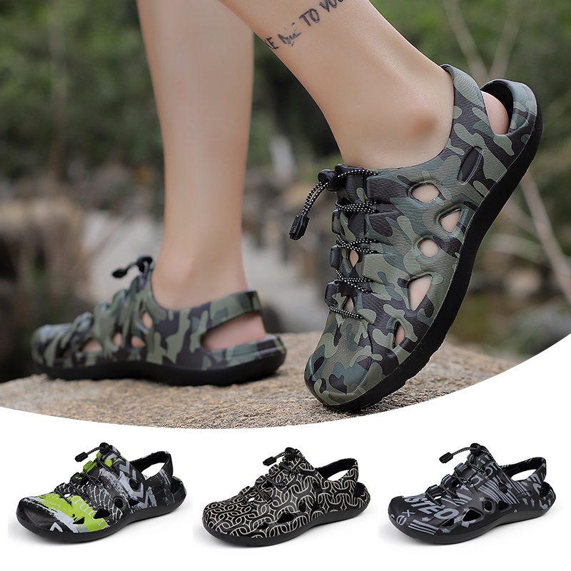 Ready Stock Men Sandal Size 39-45 Light EVA Slip on Casual Sandals ...