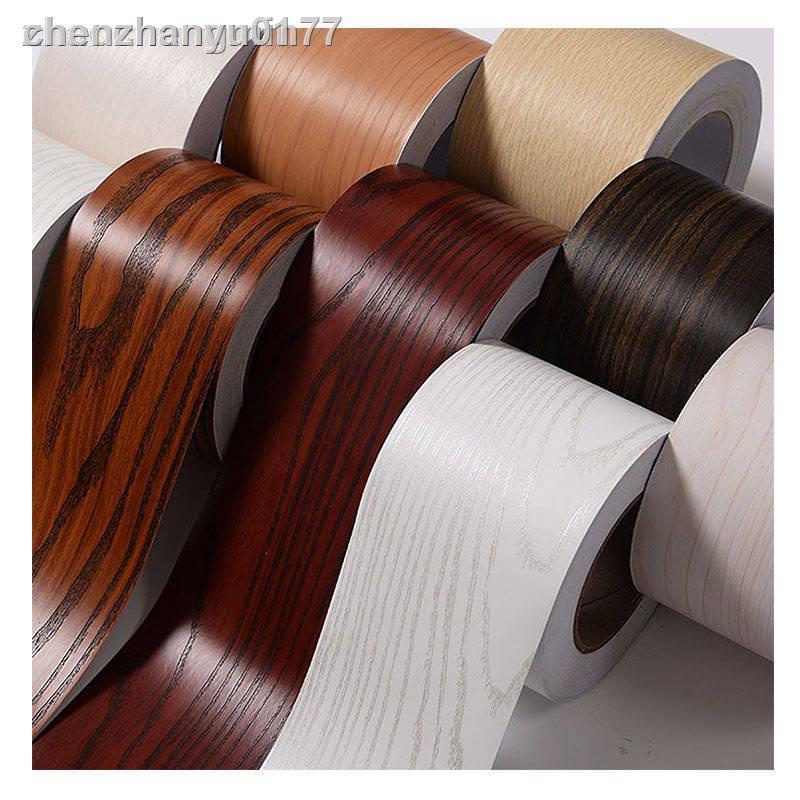 Wood Grain Veneer Thickened Furniture Refurbishment Sticker Door Cover ...