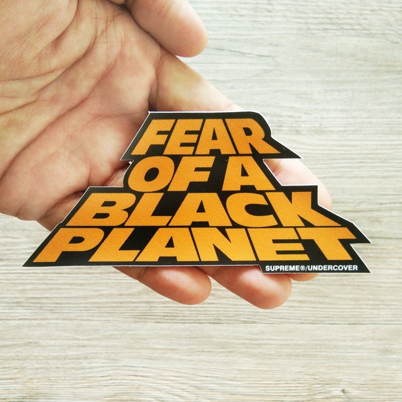 3M vinyl sticker [Supreme] Fear of Black Planet | Shopee Singapore