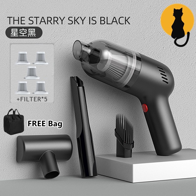 3 In 1 Handheld Vacuum Cleaner Cordless Car Vacuum 15000Pa Rechargeable Duster With 2 Modes