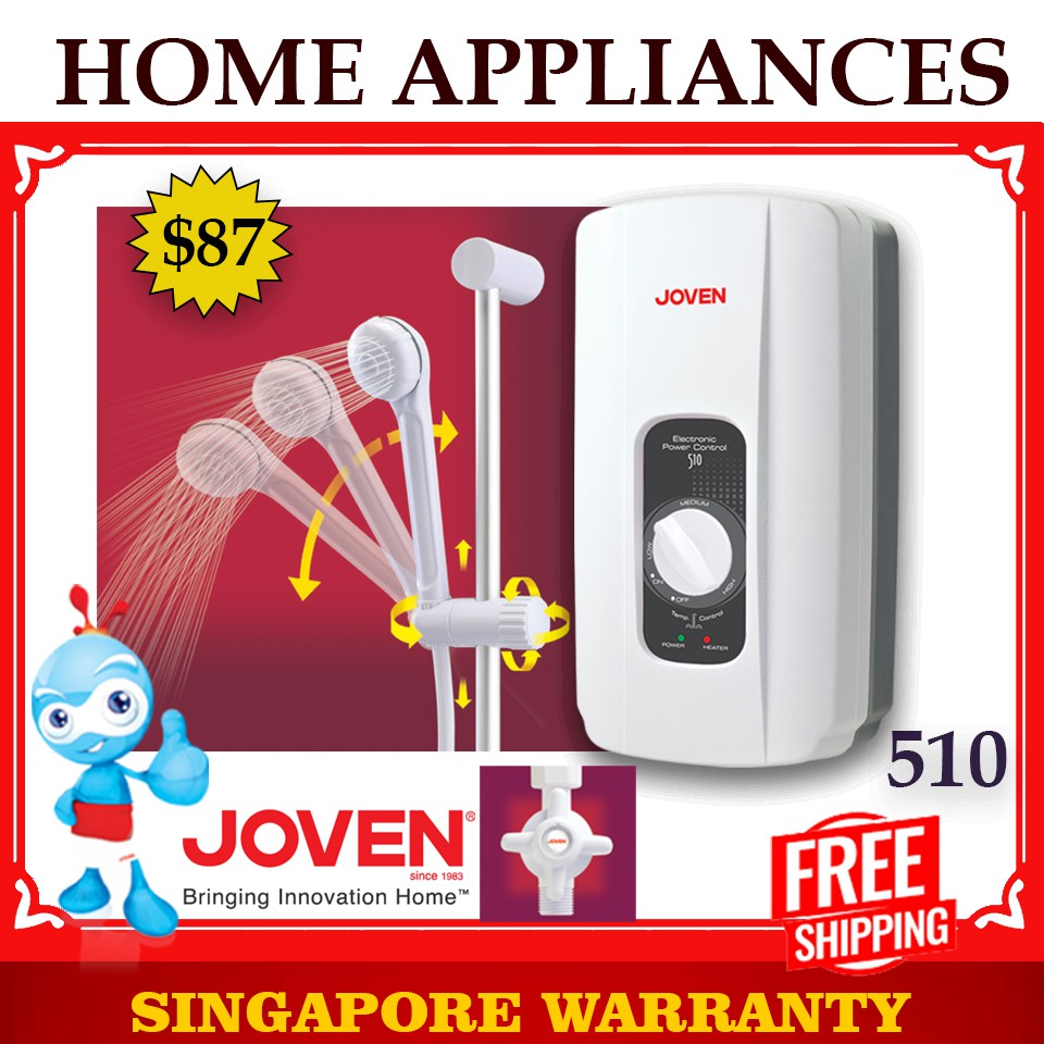 Joven water heater 510 Instant Shower Heater Free delivery FREE