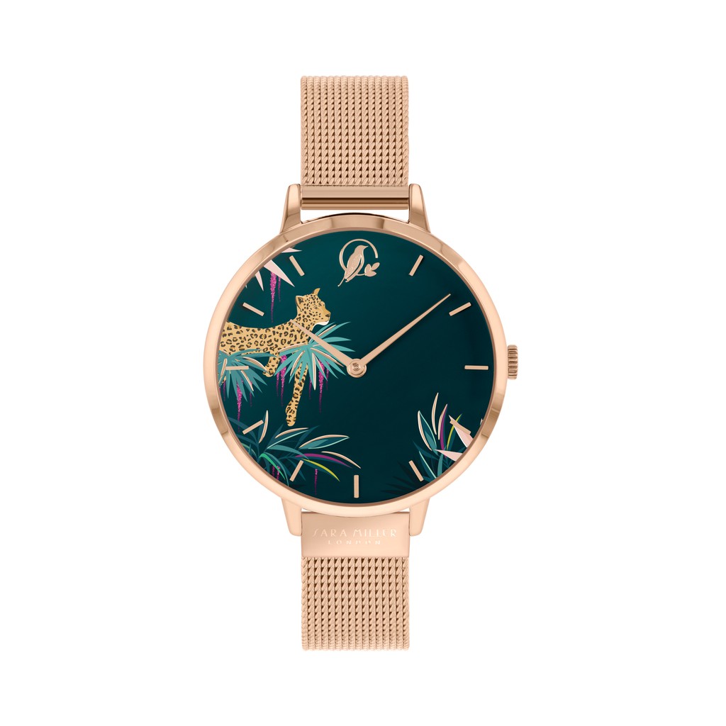 Gold mesh strap hot sale watch women's