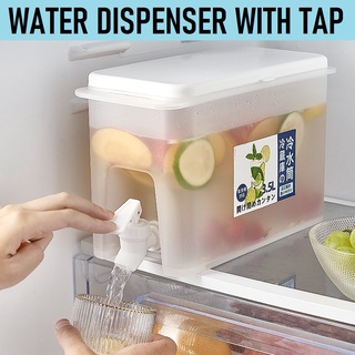 WATER CONTAINER Tap Desktop Dispenser Plastic Fridge Tank Liquid Camping  5.5L UK