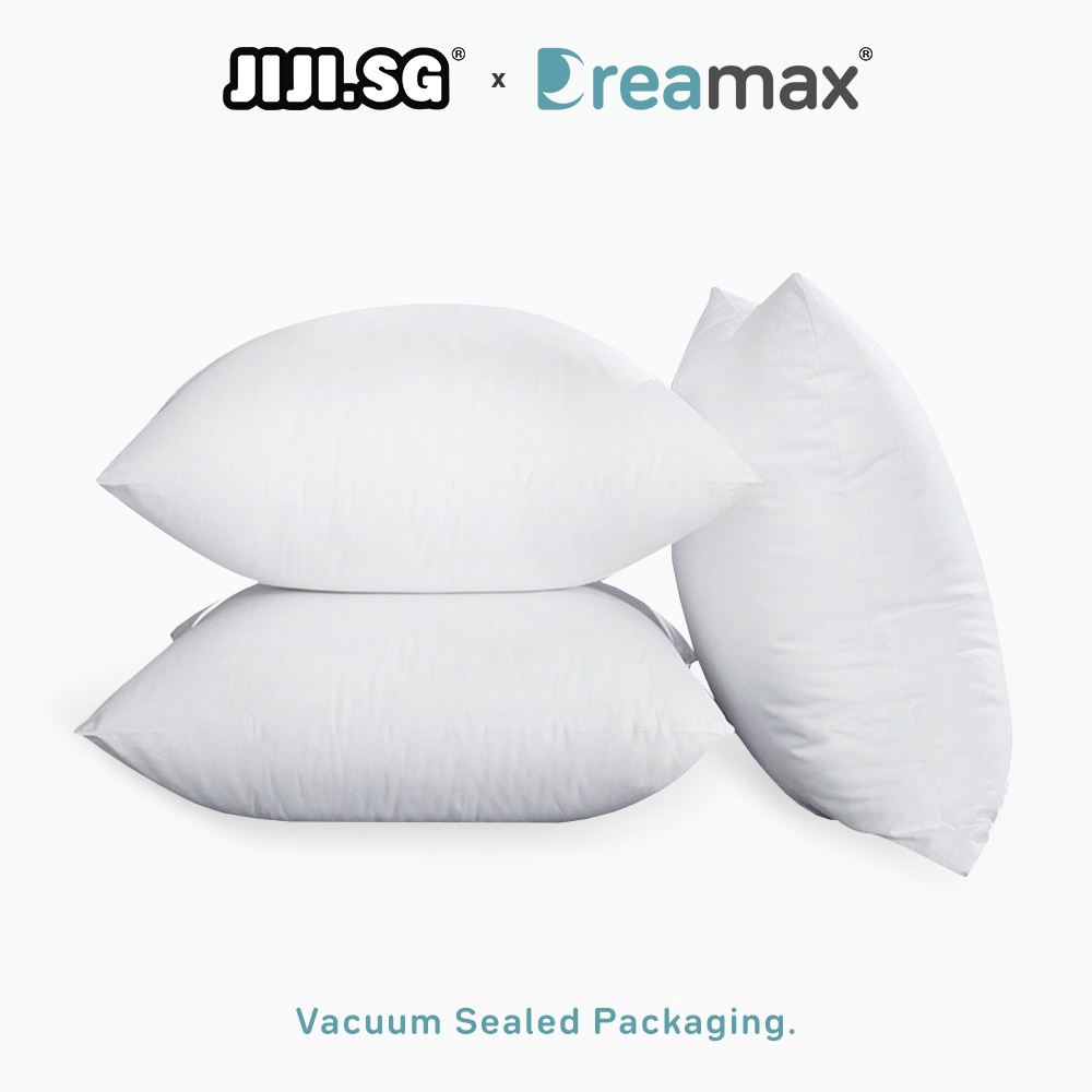 (JIJI.SG x DREAMAX) YON Pillow Insert w ZIP 40x40cm / 45x45cm