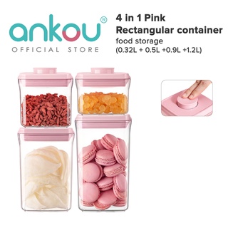 Kitchen Details 0.9L Airtight Stackable Container - Clear