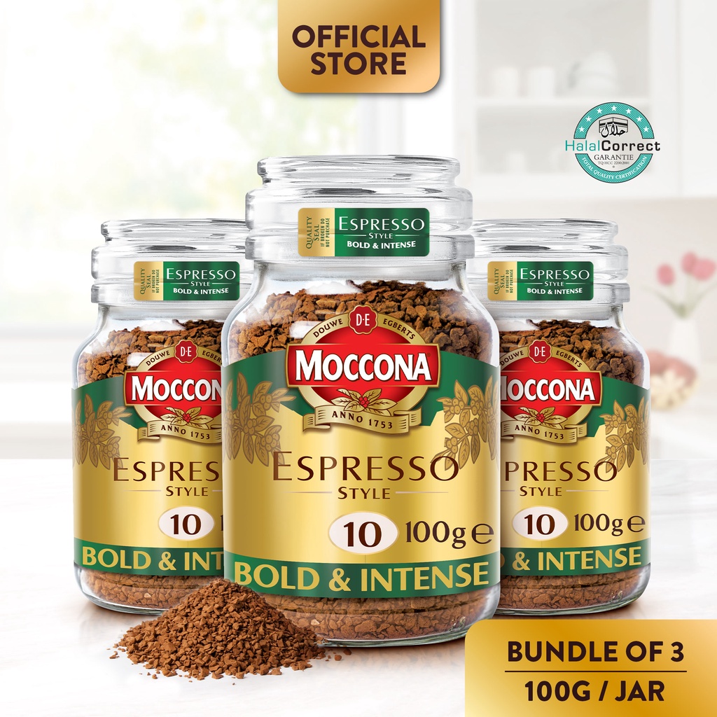 Outlet Moccona Freeze Dried Instant Coffee Classic DarksRoalob100gram Pack (Pack of 3)