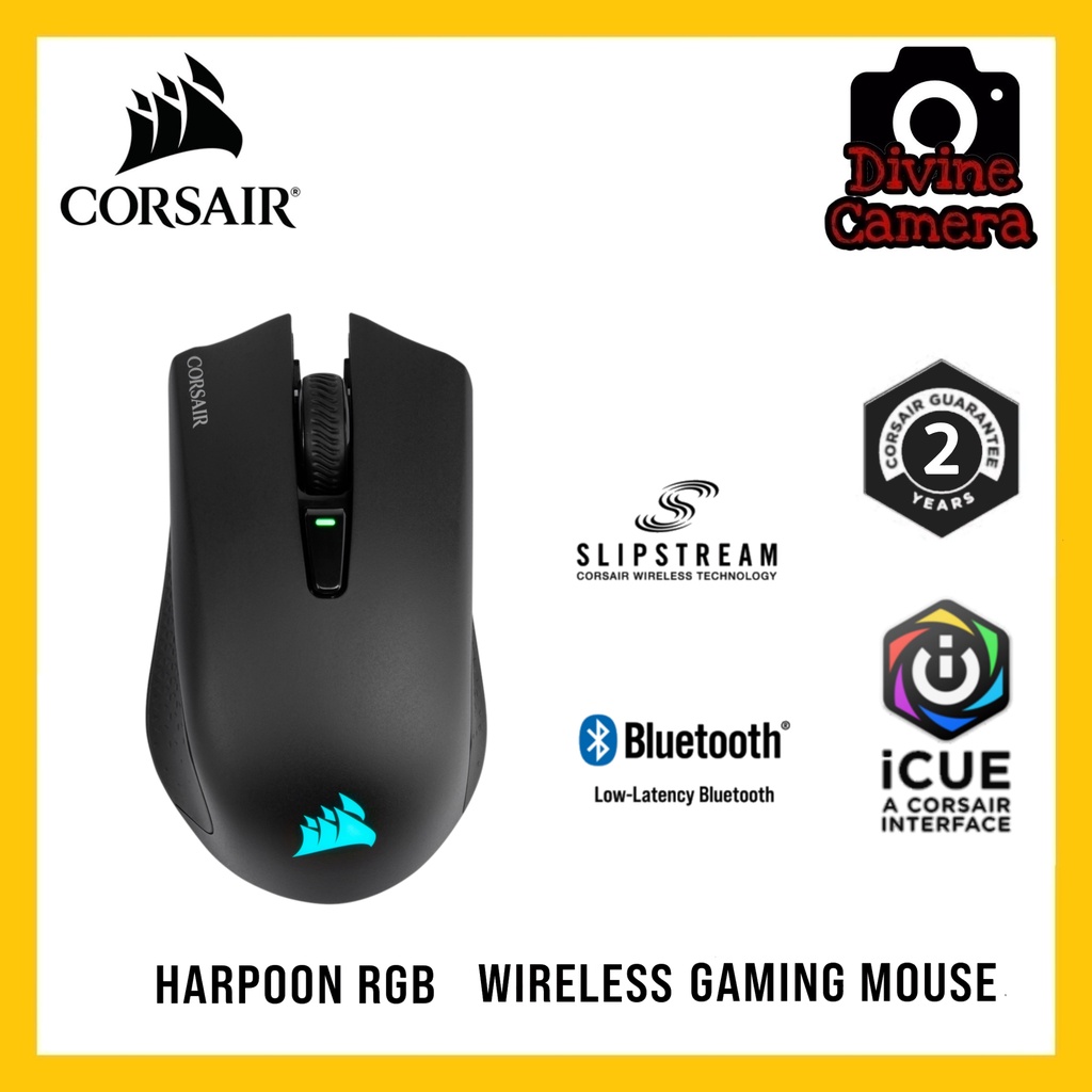 CORSAIR HARPOON RGB WIRELESS Gaming Mouse (AP) CH-9311011-AP | Shopee ...