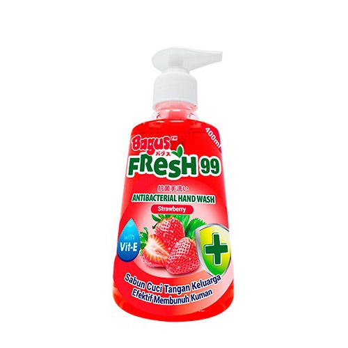 Bagus FRESH 99 Anti Bacterial Hand Wash Botol 400 ml / Sabun Cuci Tangan - Gambar 4