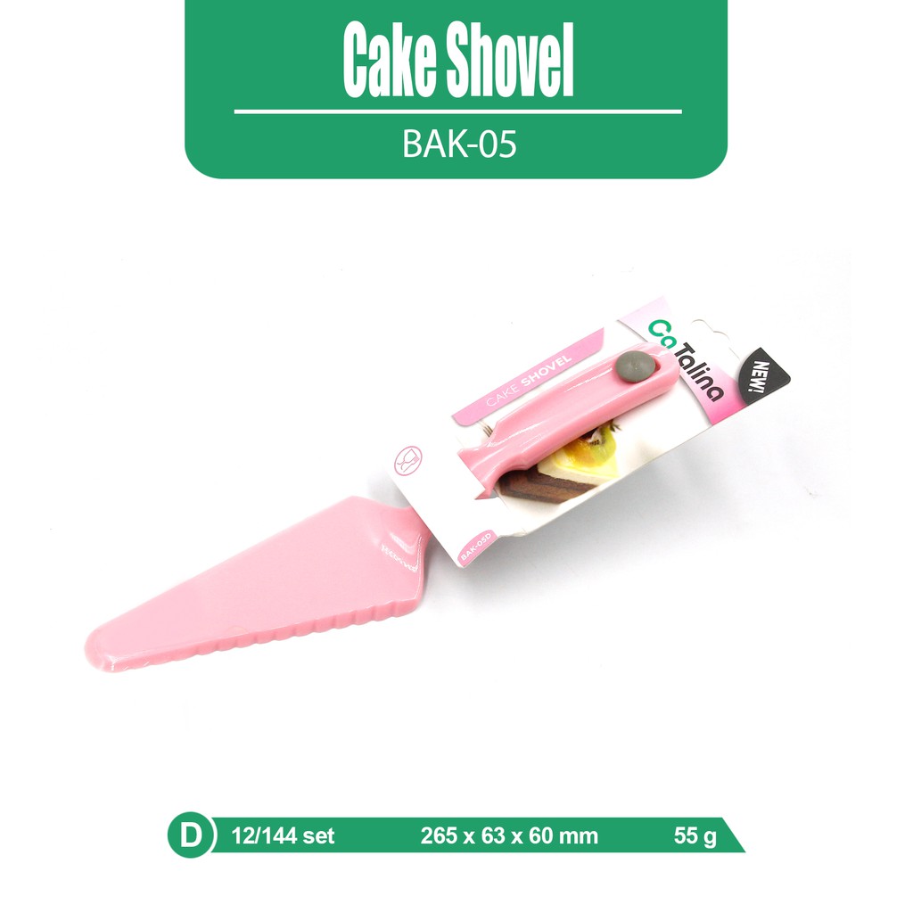 CaTalina Pisau Kue Plastik Cake Shovel Sekop Kue Sendok Kue - Gambar 2