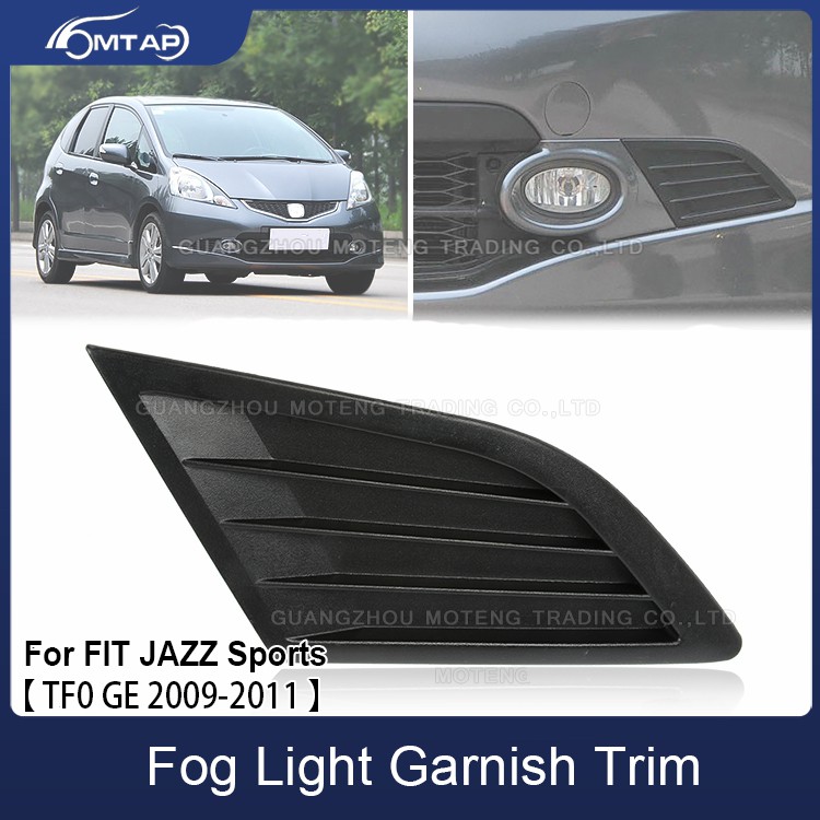 MTAP Front Bumper Fog Light Cover Fog Lamp Hood Garnish Trim For HONDA