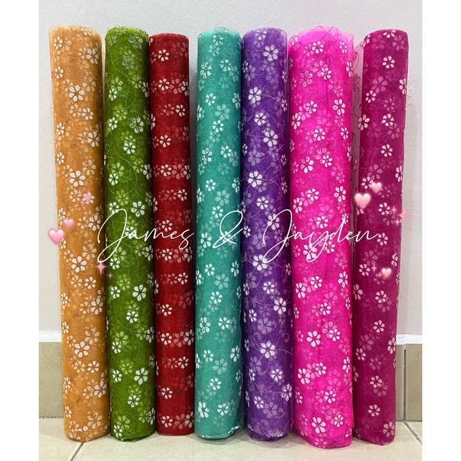 Kain Organza / Kain Lapik Hantaran / Kain Hantaran / Lapik Gabus ...