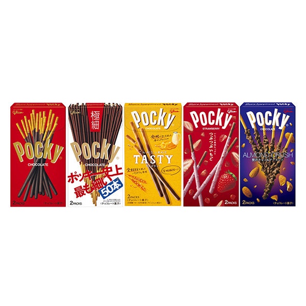 JAPAN GLICO POCKY (ALMOND CRUSH/ STRAWBERRY/Extra Fine) | Shopee Singapore