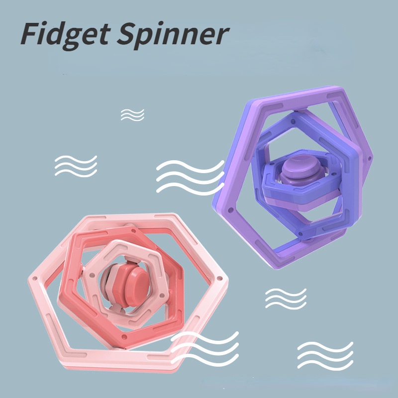 2022 New Infinite Spinning Top Toys 3D Universal Fidget Spinner Decompression Toy Adults/kid's Both Can Play