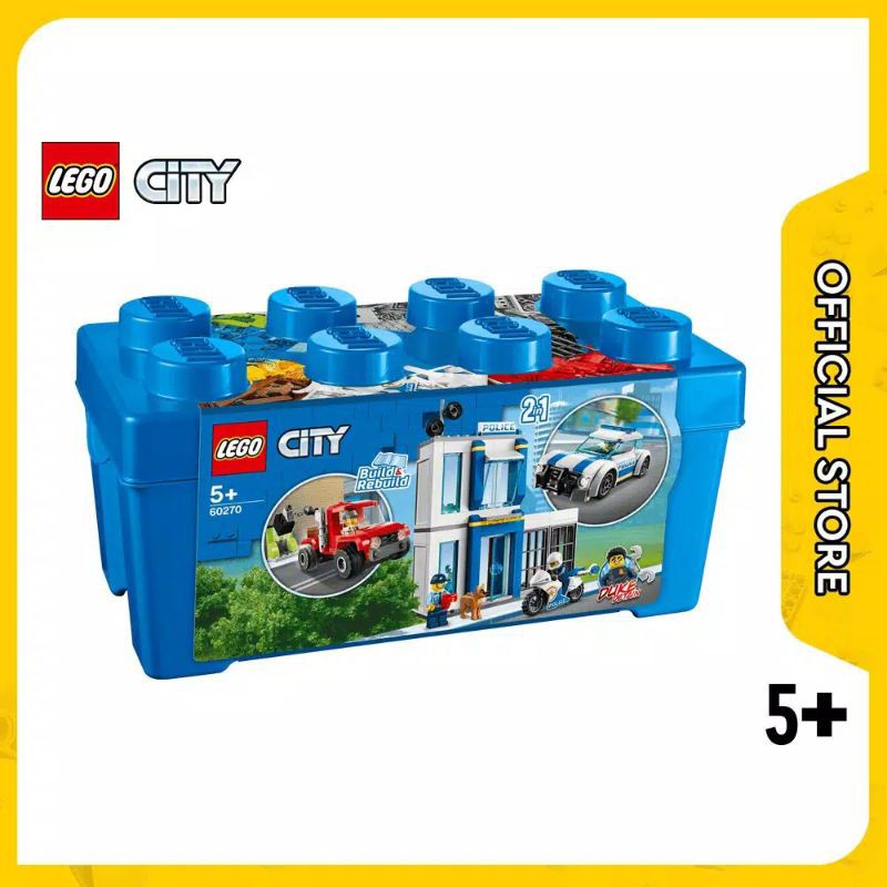LEGO City Police 60270 Police Brick Box (301 Pieces) Children's ...