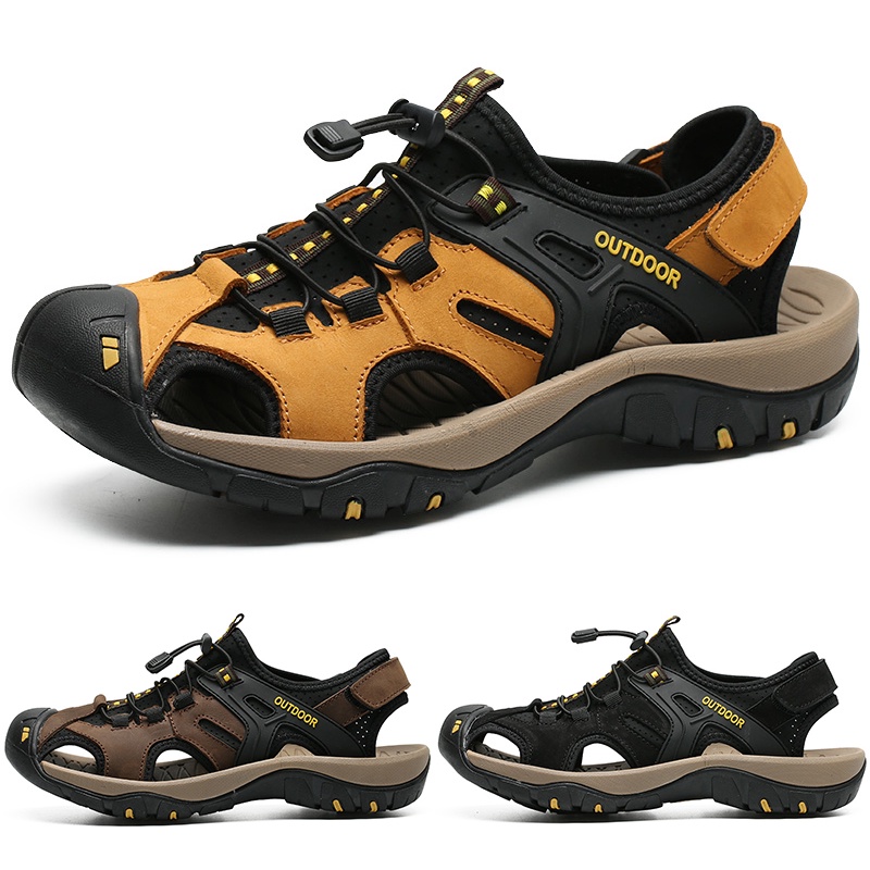 Soft Bottom Sandals Outdoor Sports Two-way Wear Men's Breathable Shoes