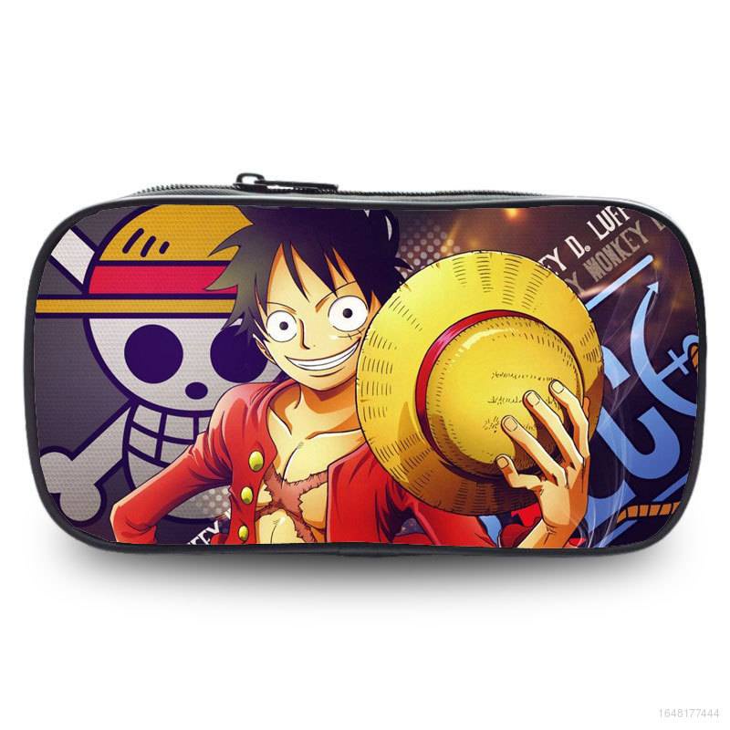 1 ONE PIECE Pencil case Kids Monkey D. Luffy Cartoon Boys Pen Bag ...