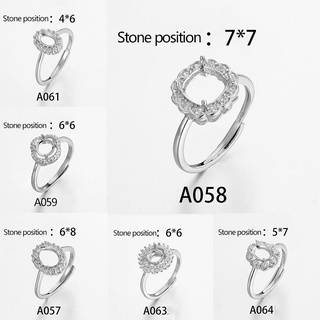 1Box/40Pcs DIY 20 Sets Adjustable Stainless Steel Ring Base Clear Glass  Cabochon Settings For Jewelry Making Finger Rings Blanks Components Ring  Makin