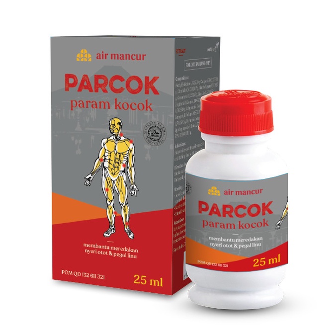 Air Mancur Param Kocok Botol 25ml (2) - Minyak Urut Pegal Linu - Gambar 2