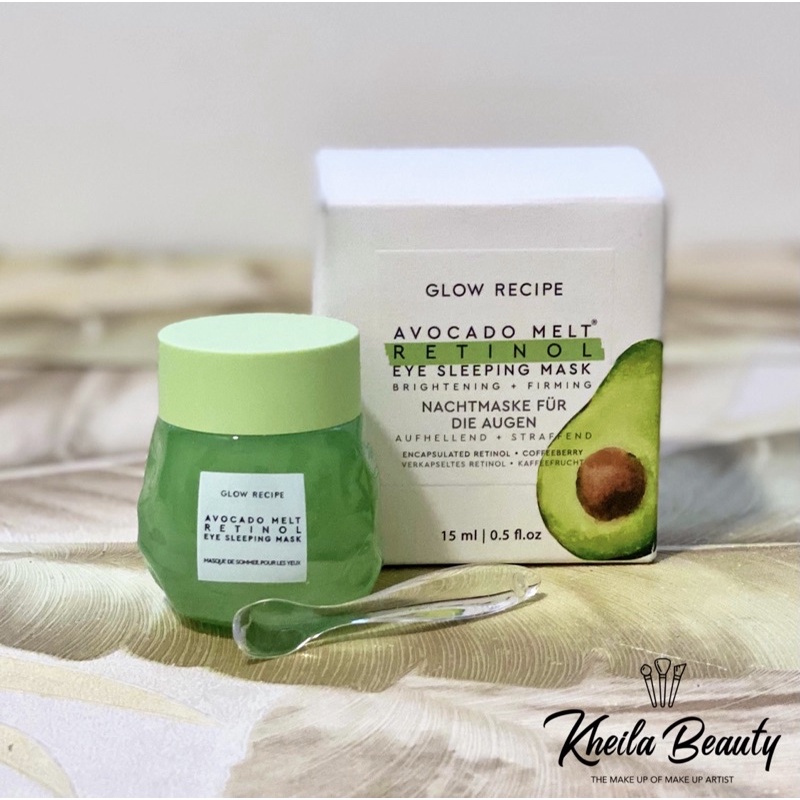 💯 Authentic Glow Recipe Avocado Melt Retinol Eye Sleeping Mask