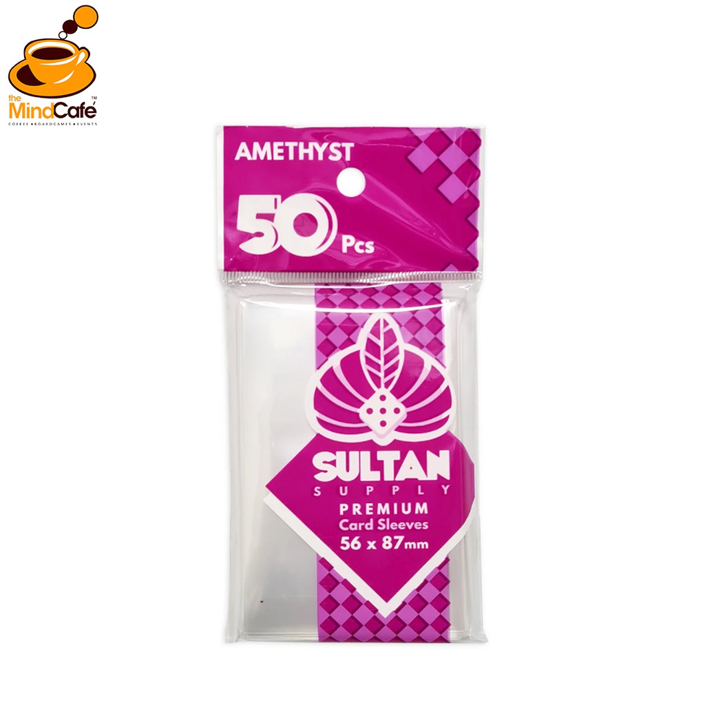 The Mind Cafe] Sultan Card Sleeve - Amethyst (56x87mm) | Shopee Singapore