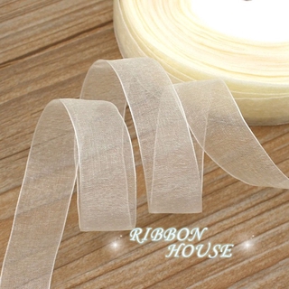 50 yards/roll) 20mm Organza Ribbon Wholesale gift wrapping