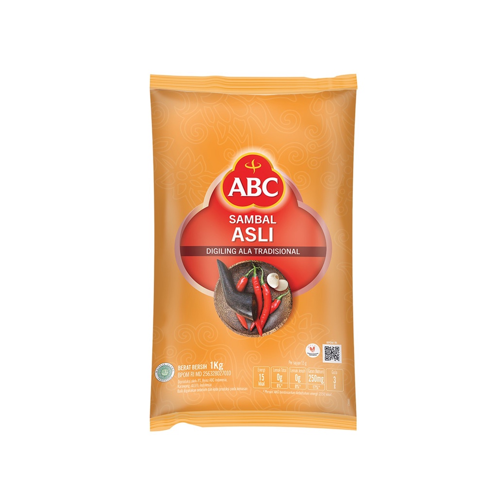 ABC Saus Sambal Asli 1 kg - Multi Pack 6 pcs - Gambar 2