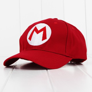 11Style Anime Super Mario Bros. Mario Hat Cap Luigi Bros Letter