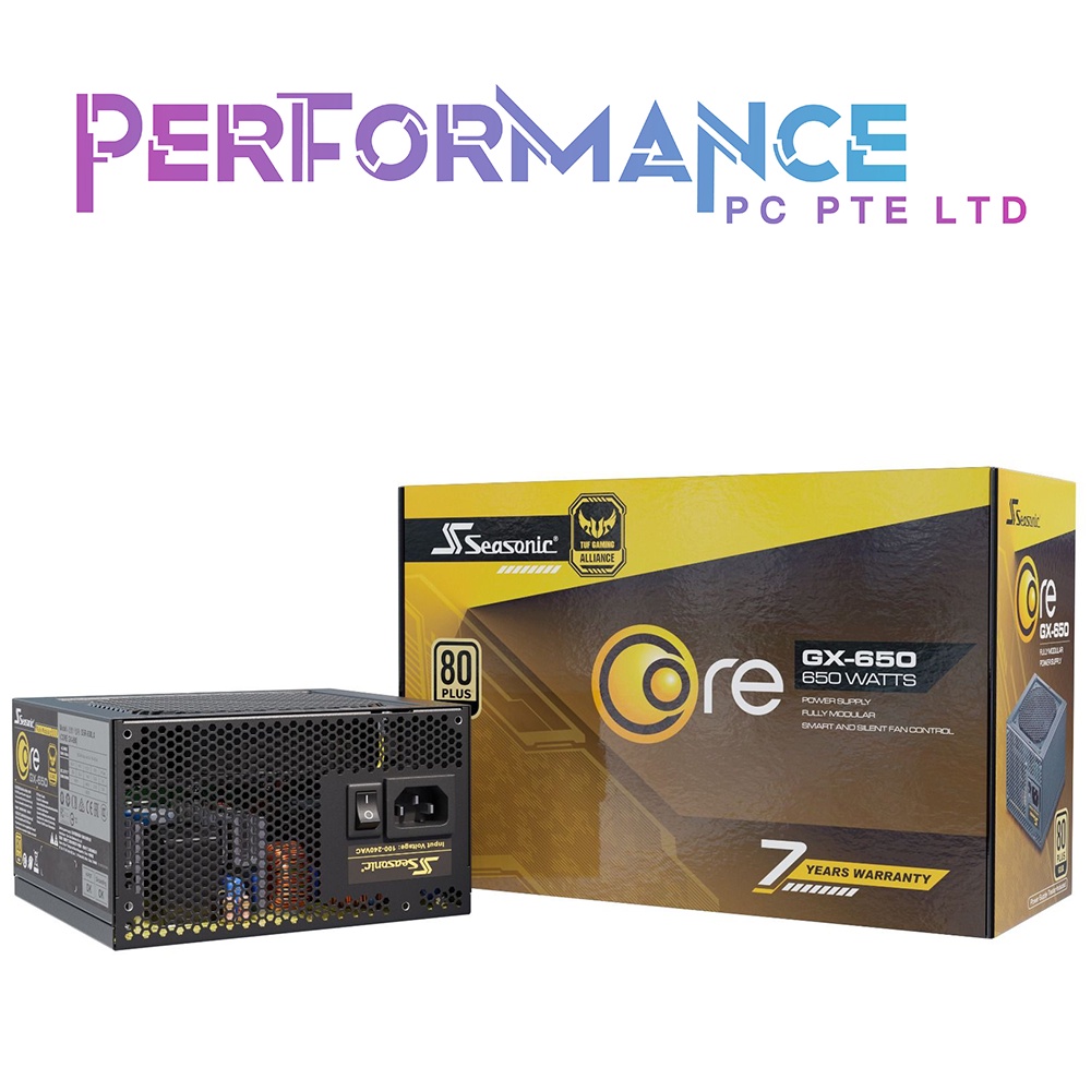 Alimentatore PC Seasonic Core GX-650 White, 650W, 80 Plus Gold, ATX 3.1, Modulare, Cavi Bianchi Intrecciati - 3